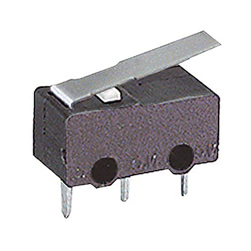 Deviatore Finecorsa Con Leva 14Mm, Terminali Per Circuito Stampato, 125V 1A