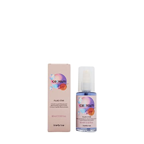 Inebrya Ice Cream Dry-T Fluid Star - Cristalli Liquidi Ristrutturanti 60Ml