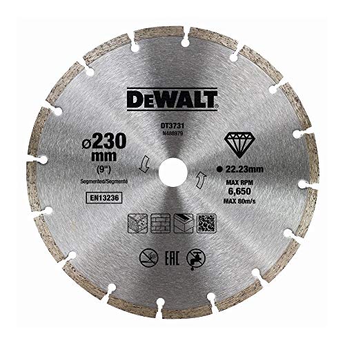 Dewalt Dischi A Corona Segmentata Sinterizzati: Materiali, Dt3731-Qz