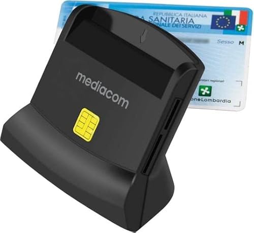Mediacom Lettore Smart Card + Card Reader Usb Crs Cns