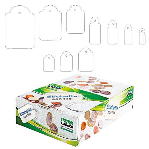 Lebez Scatola 500 Etichette Con Filo A392 (36X54Mm)