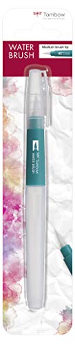 Tombow Wb-Fl-1P - Pennello Con Serbatoio D'Acqua (Vuoto), Punta Pennello Medio
