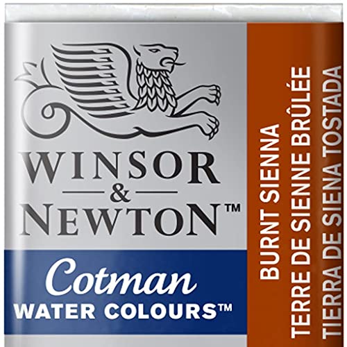 Winsor & Newton 301696 Cotman Colori Acquerello, Viridian, Siena Fired, 1.9X1.6X1.1 Cm