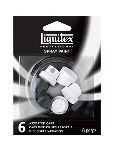 Liquitex Confezione Da 6 Ugelli Diffusori Assortiti Per Acrilico Spray, Multicolore, 6 Unità (Confezione Da 1)