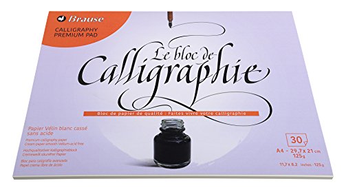 Brause 96437B Blocco Di Calligrafia, 29.7 X 21.2 X 0.6 Cm