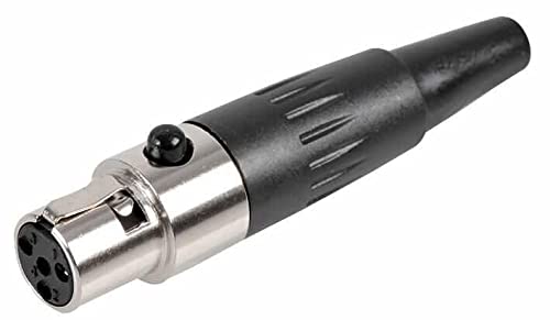 Pulse Pls00218 - Presa Mini-Xlr, In Linea, 4 Pin