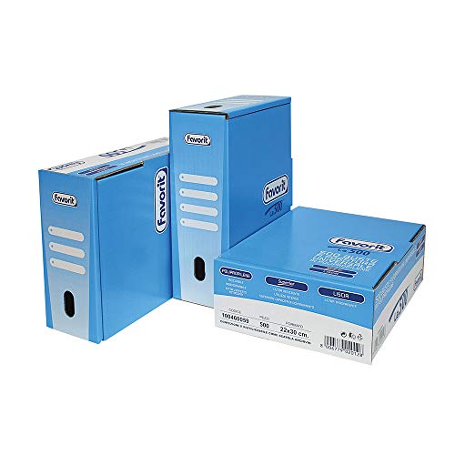 Favorit Buste Trasparenti, Foratura Universale, Spessore Alto, 22 X 30 Cm, Trasparente