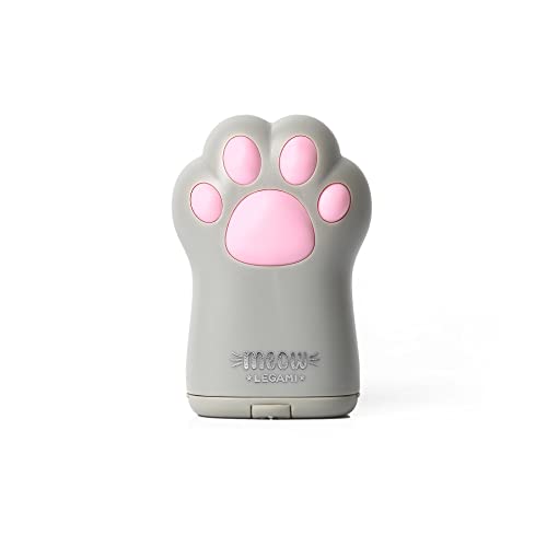 Legami - Temperino Con Contenitore, Meow, 4,5X7 Cm, In Plastica, Doppio Foro Per Matite Standard E Jumbo, Coperchio Richiudibile, Serbatoio Per Trucio