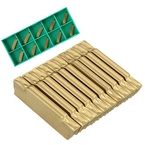 Masunn 10Pcs Mgmn200-G 2Mm Inserti In Carburo Per Mgehr/Mgivr Scanalatura Cut Off Utensile Utensile Di Tornitura