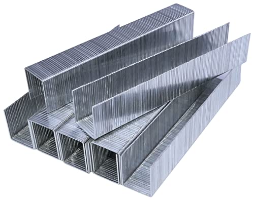 Aerzetix - C54989 - Set Di 1000 Graffette Taglia 14Mm - Larghezza 11.2Mm Spessore 0.6Mm - Per Spillatrice Manuale - Accessorio Di Cucitrice - In Accia