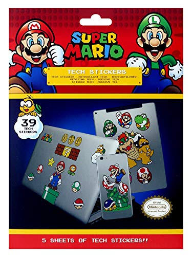 Pyramid International - Rd-Rs461456, Adesivi A Tema Super Mario