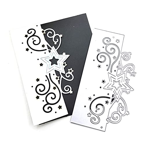 Duoyif Fustelle Natale Cutting Dies, Cutting Dies, Fustelle Per Goffratura Riutilizzabili, Metallo Stencil Di Taglio Per Realizzare Biglietti Di Augur