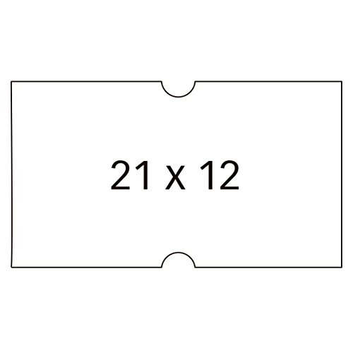 Pack 6 Rollos Etiquetas Permanentes En Rollo Apli 1009101000 Etiquetas/Rollocolor Blanco