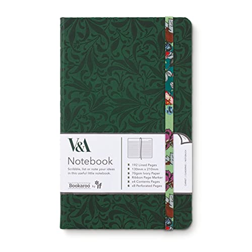 If - V&A Bookaroo A5 Notebook, 192 Pages, Lined, Sundour Fagiano