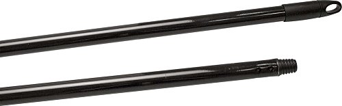 La Briantina Manico Professionale Per Scope, In Metallo Plastificato Ad Alto Spessore, Lunghezza 150 Cm, Colore Nero