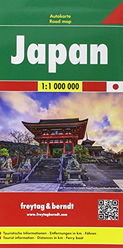Giappone 1:1.000.000: Wegenkaart 1:1 000 000: Ak 197
