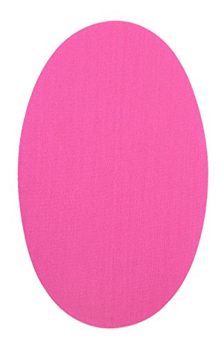 Haberdashery Online 6 Toppe Fucsia Da Tavolo Termoadesivi. Gomitiere Per Proteggere I Vestiti E Riparare Pantaloni, Giacche, Maglioni, Camicie. 16 X 1
