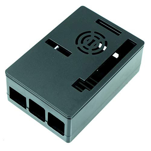 Paradisetronic.Com Custodia Per Display Raspberry Pi B + / 2/3 E 3.5", Nera