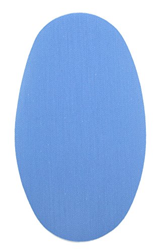Haberdashery Online 6 Toppe Azzurro Da Tavolo Termoadesivi. Gomitiere Per Proteggere I Vestiti E Riparare Pantaloni, Giacche, Maglioni, Camicie. 16 X