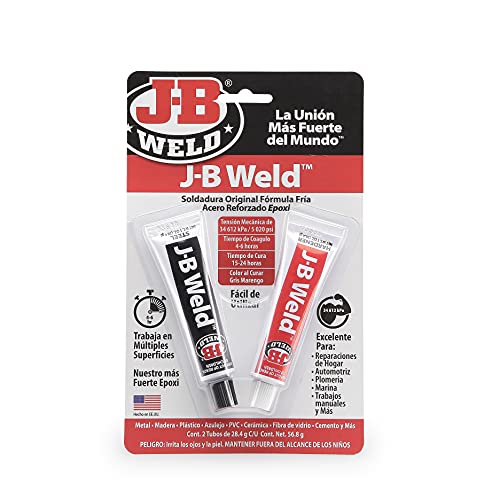 J-B Weld 8265Spa - Saldatura - Acciaio - Rinforzato - Epossidico - Formula Fredda - Riparazioni - Superfici Multiple