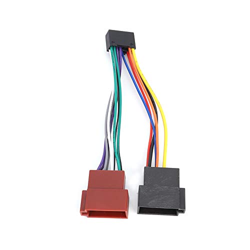 Autoradio Adapter - Car Radio Adapter Connettore Maschio Iso 16 Pin Cablaggio Adattatore Connettore Cablaggio Femmina Bus 16 Pin Radio Adapter Autorad