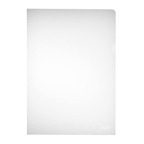 Herlitz Sichthülle, Din A4, Pp, Transparent, 0,09 Mm, 100 Pezzi