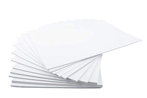 House Of Card & Paper, Confezione Di Fogli Di Carta Formato A2, 250 G/M², Colore: Bianco (Confezione Da 50 Fogli)