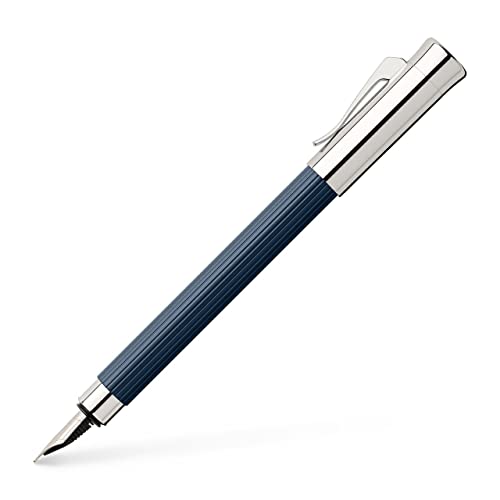 Graf Von Faber-Castell 141711 - Stilografica Tamitio Blu Notte, Pennino F, 1 Pezzo