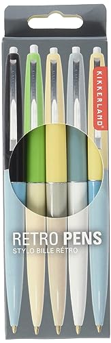 Retro Pens (Set Of 5)