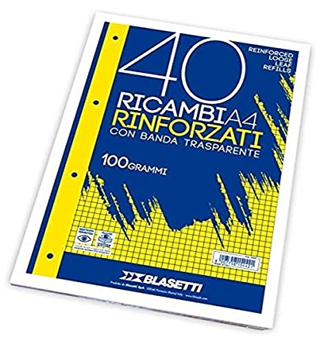 Blasetti 5444- A4 100G/M² 40Fogli Carta Milllimetrata