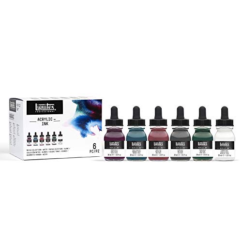 Liquitex Ink - Set Colori Tenui - 7 Flaconi Da 30 Ml