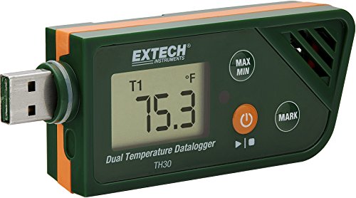 Extech Th30 Datalogger Usb Di Temperatura Doppio