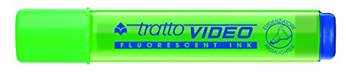 Evidenziatore Fluorescente Tratto Video Verde