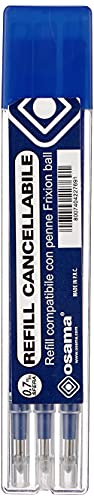 Osama 92078X Ricarica Per Penna Cancellabile, Blu