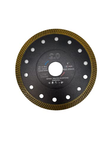 Disco Diamantato Dekton, Extra Fine 1,1 Mm, Qualità Professionale Di Alta Qualità Per Piastrelle In Ceramica, Marmo, Cemento, Travertino, Terrazo,Pomo