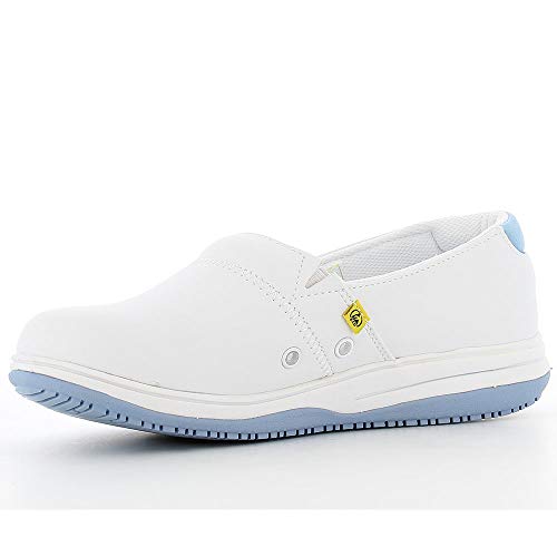 Oxypas Scarpe Di Sicurezza Da Donna Suzy - Scarpa Da Lavoro Leggera E Confortevole, Ideale Per Infermieri, Cucina O Interni, Antiscivolo E Ammortizzan