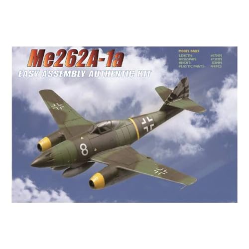 Hobby Boss- Aereo Me262 A-1A Modellino, Scala 1:72, Multicolore, Hbb80249