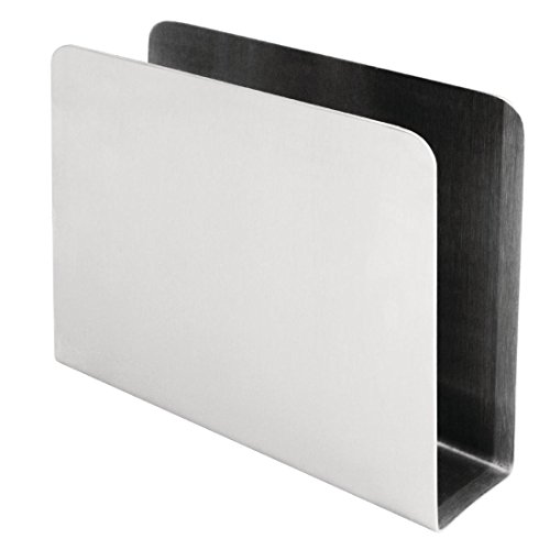 Nisbets Cl337 - Portatovaglioli Quadrato, In Acciaio Inox, 120 X 150 X 40 Mm
