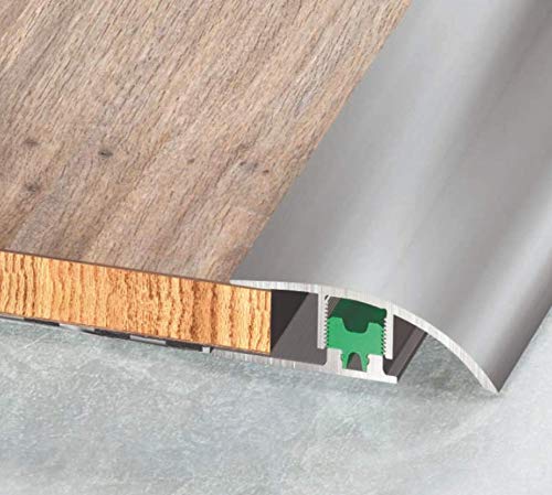 Profilo Di Adattamento In Alluminio - Asta Da 270 Cm - Pavimento Laminato