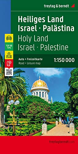 Israele-Palestina 1:150.000: Toeristische Wegenkaart 1:150 000: Ak 143
