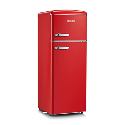 Severin Rkg 8930 Frigorifero Con Congelatore Libera Installazione Rosso 208 L A++