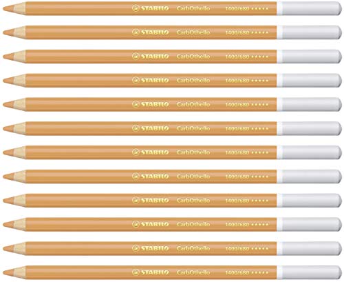 Matita Colorata Premium - Stabilo Carbothello - Confezione Da 12 - Terracotta