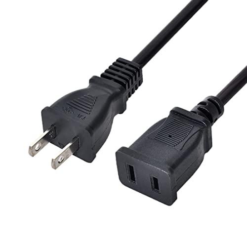 Cy Usa Outlet Saver Power Extension Cord Cable 2-Prong 2 Outlets For Nema 5-15P To Nema 5-15R 50Cm By Chenyang