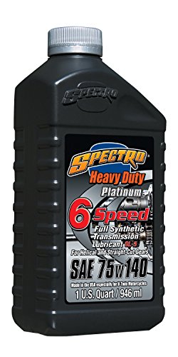 Spectro Golden Heavy Duty Platinum 6-Speed Transmission Lubricant 75W-140 1 Quart