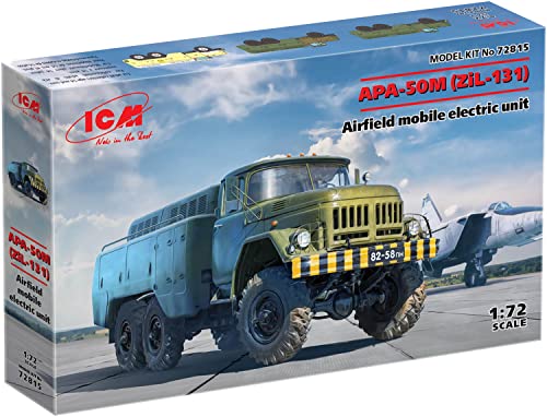 Icm Icm72815 1:72-Apa-50M (Zil-131) Airfield Mobile Unità Elettrica Scala Modello Kit