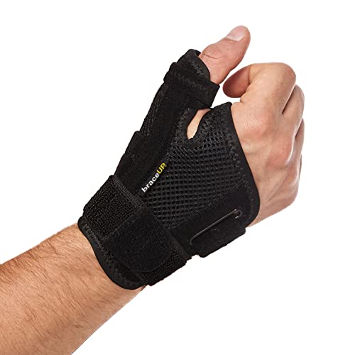 Braceup Tutore Pollice Destro E Sinistro - Tutore Rizoartrosi, Supporto E Stecca Per Spica Per Le Mani, Artrite, Tendinite, Sollievo Dal Dolore Del Tu