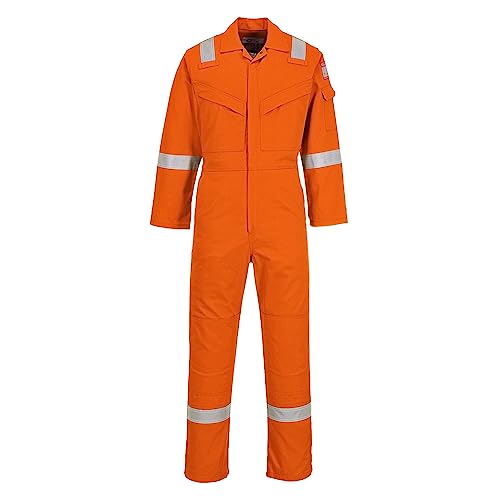 Portwest Fr21 Tuta Anti-Statica Leggera Resistente Alla Fiamma 210G Arancione, M