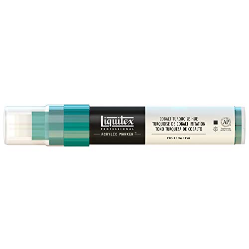 Liquitex 4610169 - Pennarello Acrilico, Verde (Imitazione Turchese Cobalto.), 8 - 15 Mm