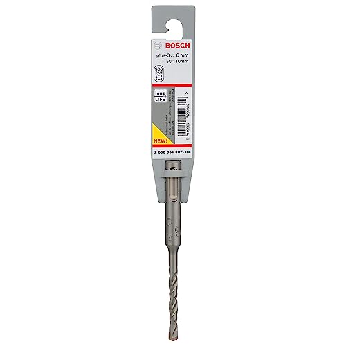 Bosch Accessories 1X Punte Per Martelli Sds Plus-3 (Per Calcestruzzo, Ø 6 X 50 110 Mm, Accessorio Martello Perforatore)