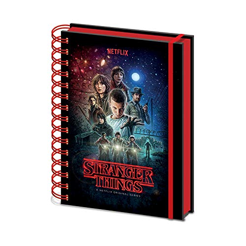 Stranger Things Notebook A Spirale A5, Multicolore